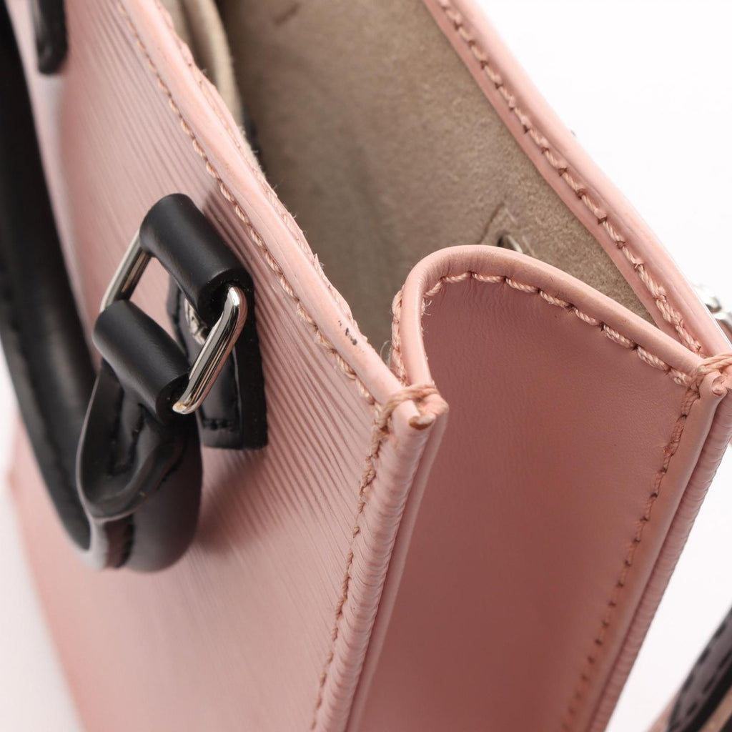Louis Vuitton Petite Sac Plat 2-Way Rose Ballerina Leather Handbag — view 6