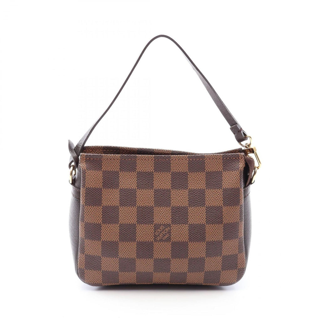 Louis Vuitton Trousse Makeup Canvas Leather Handbag