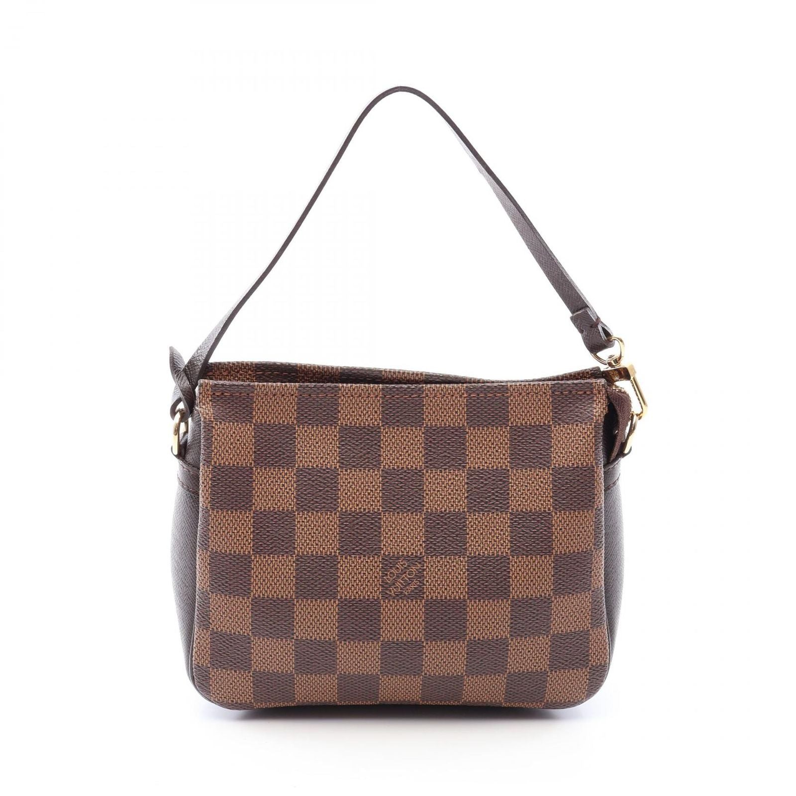 Louis Vuitton Trousse Makeup Canvas Leather Handbag