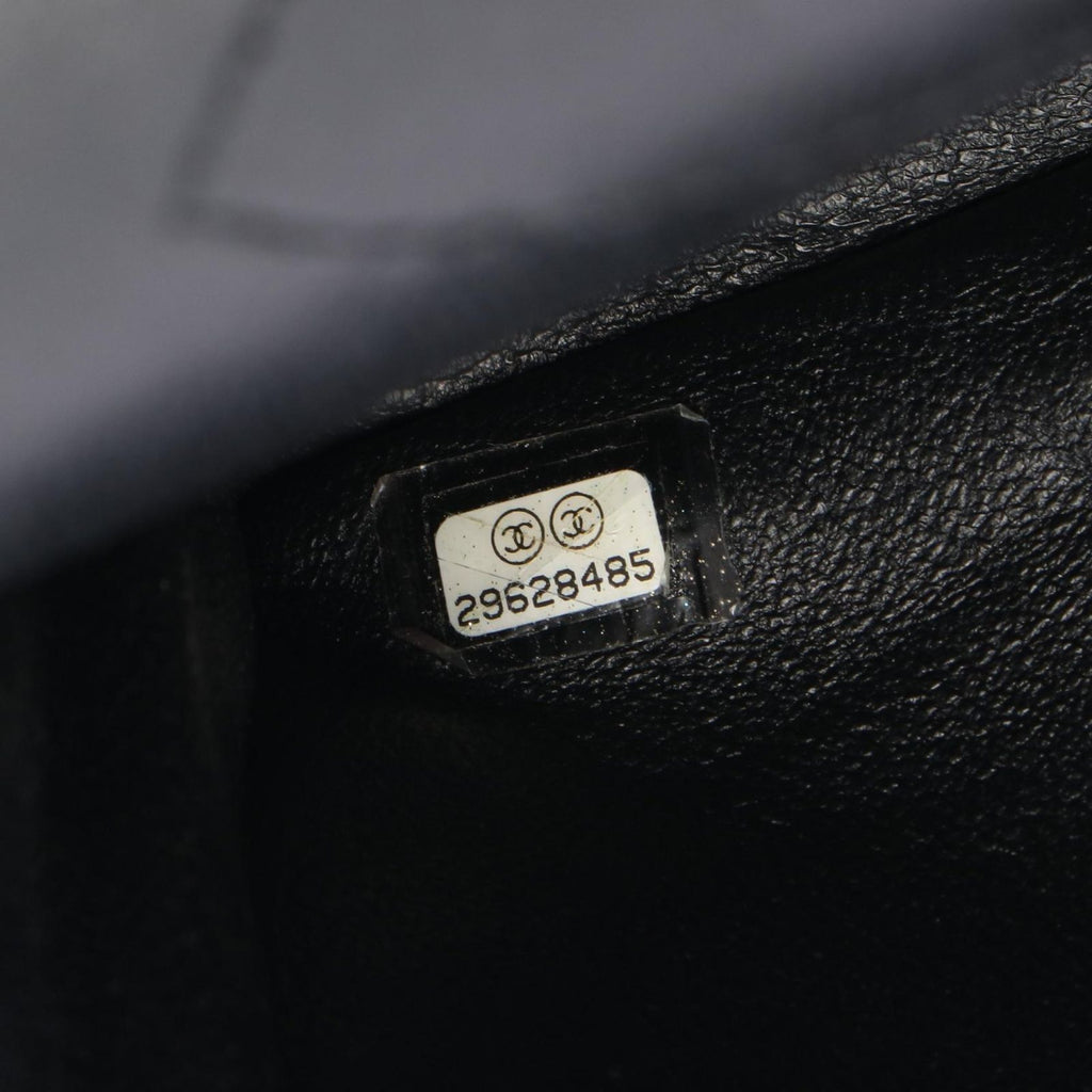 Chanel Shoulder Bag 2.55 Quilted Mademoiselle Chain Black Silver Leather Double — view 5