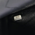 Chanel Shoulder Bag 2.55 Quilted Mademoiselle Chain Black Silver Leather Double — view 5