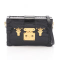 Louis Vuitton Shoulder Bag Petite Noir Exotic Leather