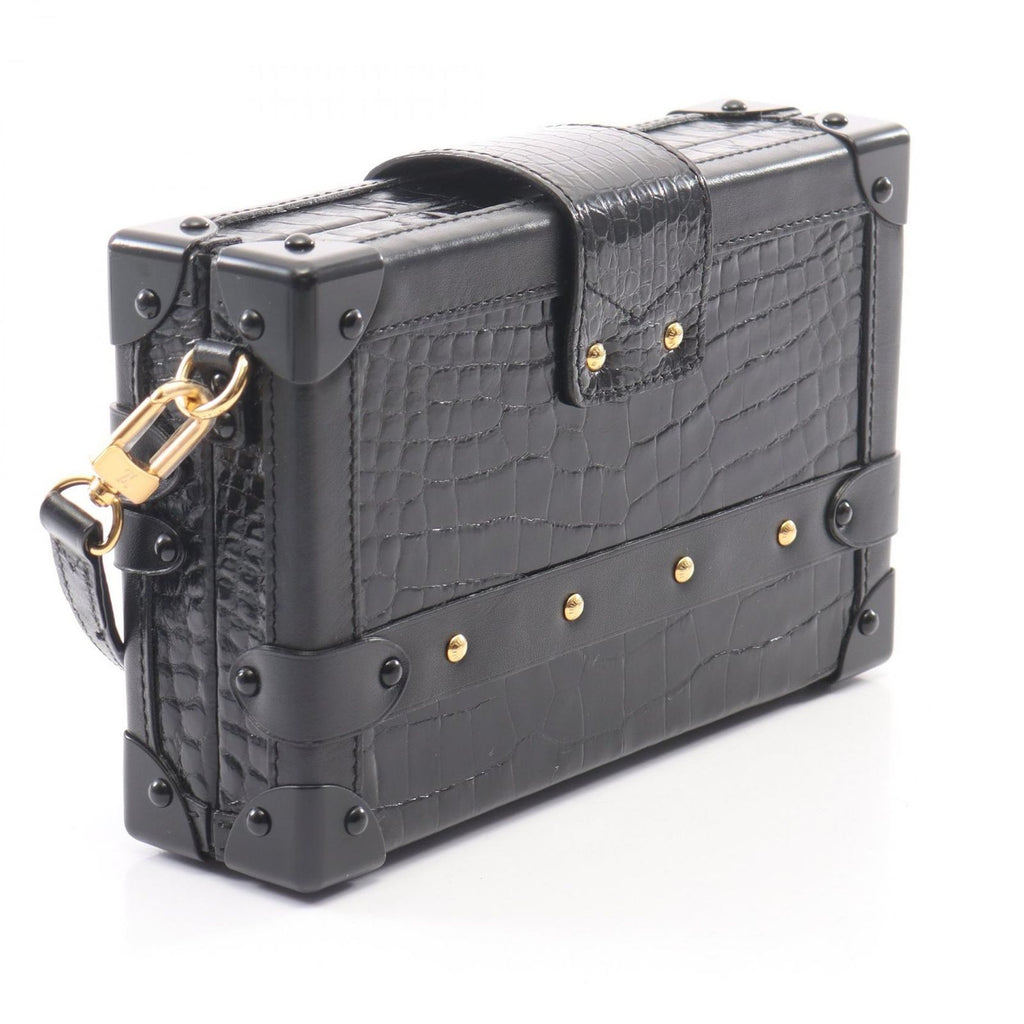 Louis Vuitton Shoulder Bag Petite Noir Exotic Leather — view 2
