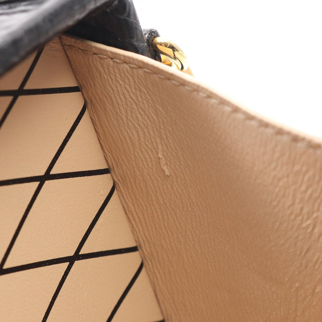 Louis Vuitton Shoulder Bag Petite Noir Exotic Leather — view 5