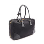 Prada Re Edition 2-Way Black Nylon Saffiano Leather Tote Bag — view 2