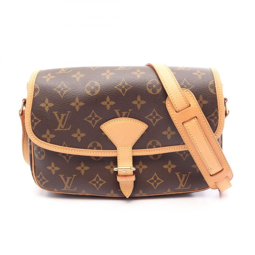 Louis Vuitton Shoulder Bag Solonge Monogram Canvas Leather