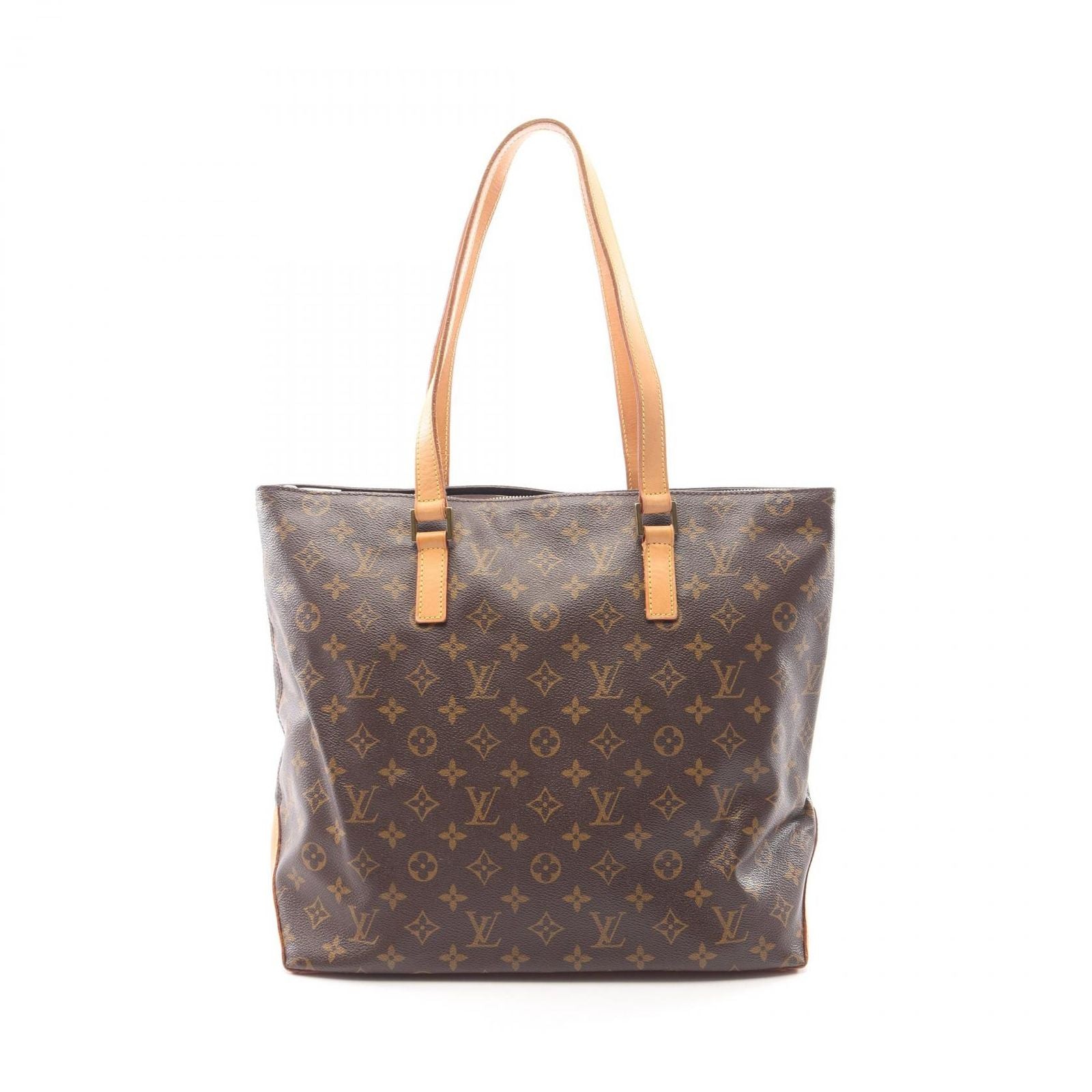 Louis Vuitton Tote Bag Cabas Mezzo Monogram Canvas Leather