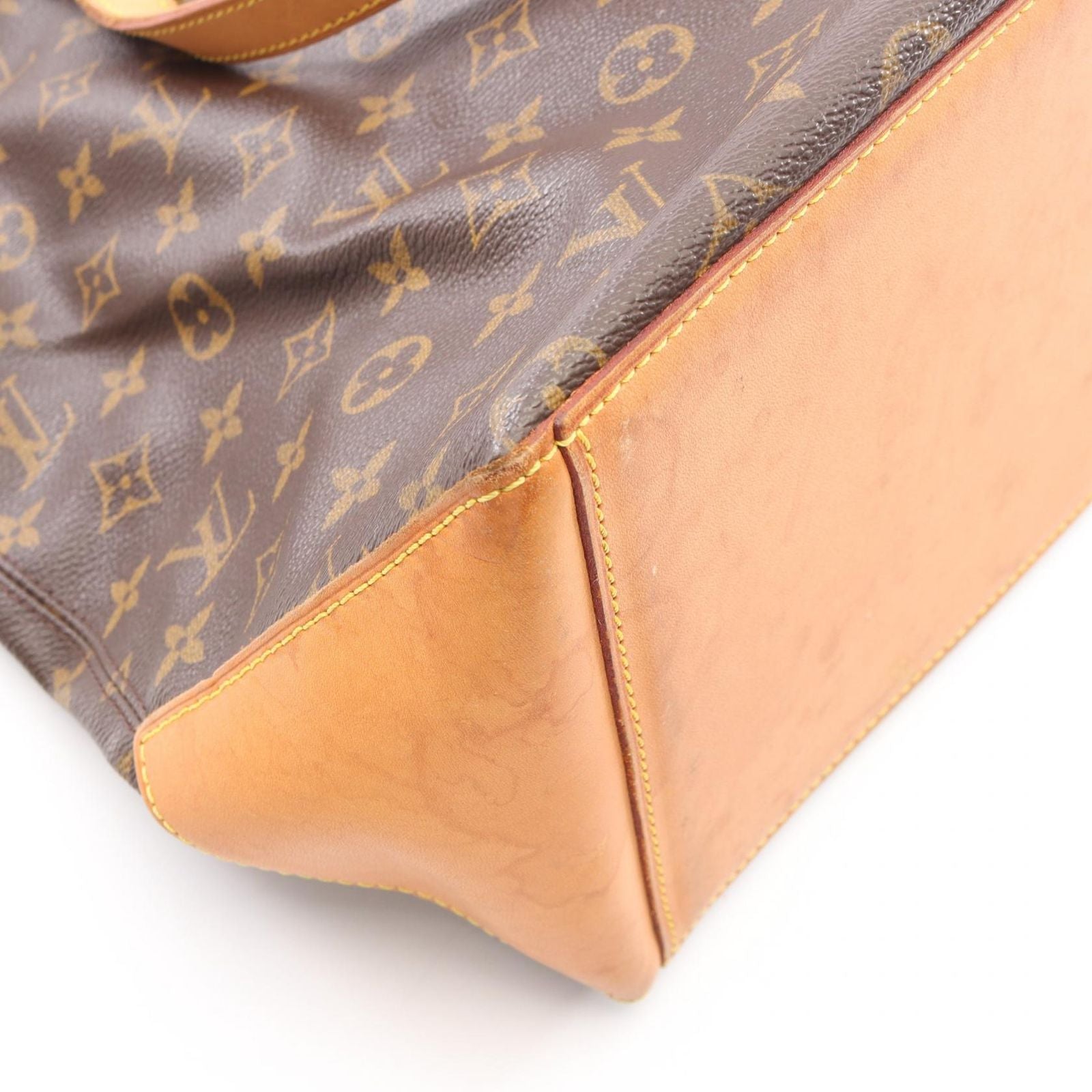 Louis Vuitton Tote Bag Cabas Mezzo Monogram Canvas Leather — view 6