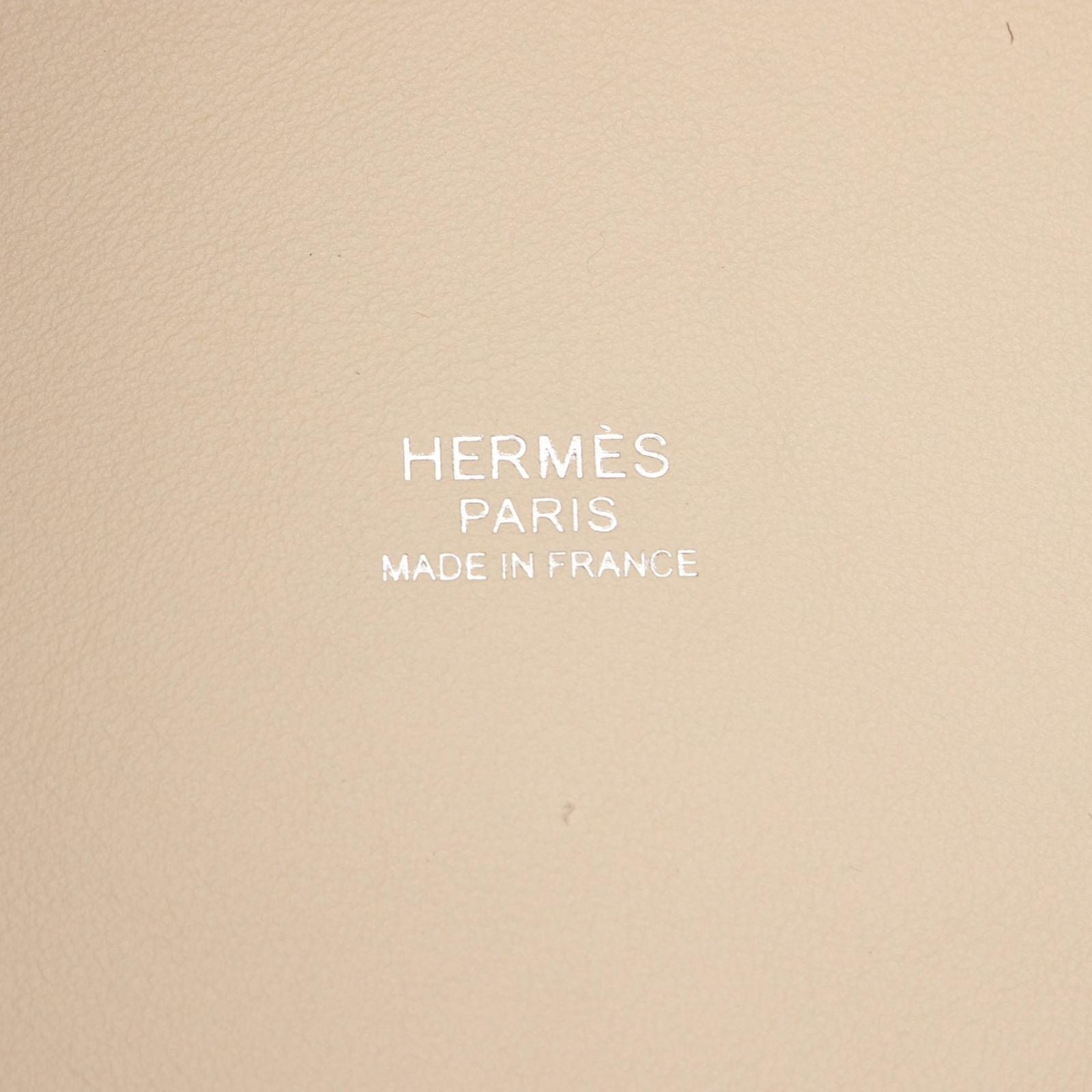 Hermes Picotin Lock PM Lucky Daisy Nata Vert Leather Handbag — view 4