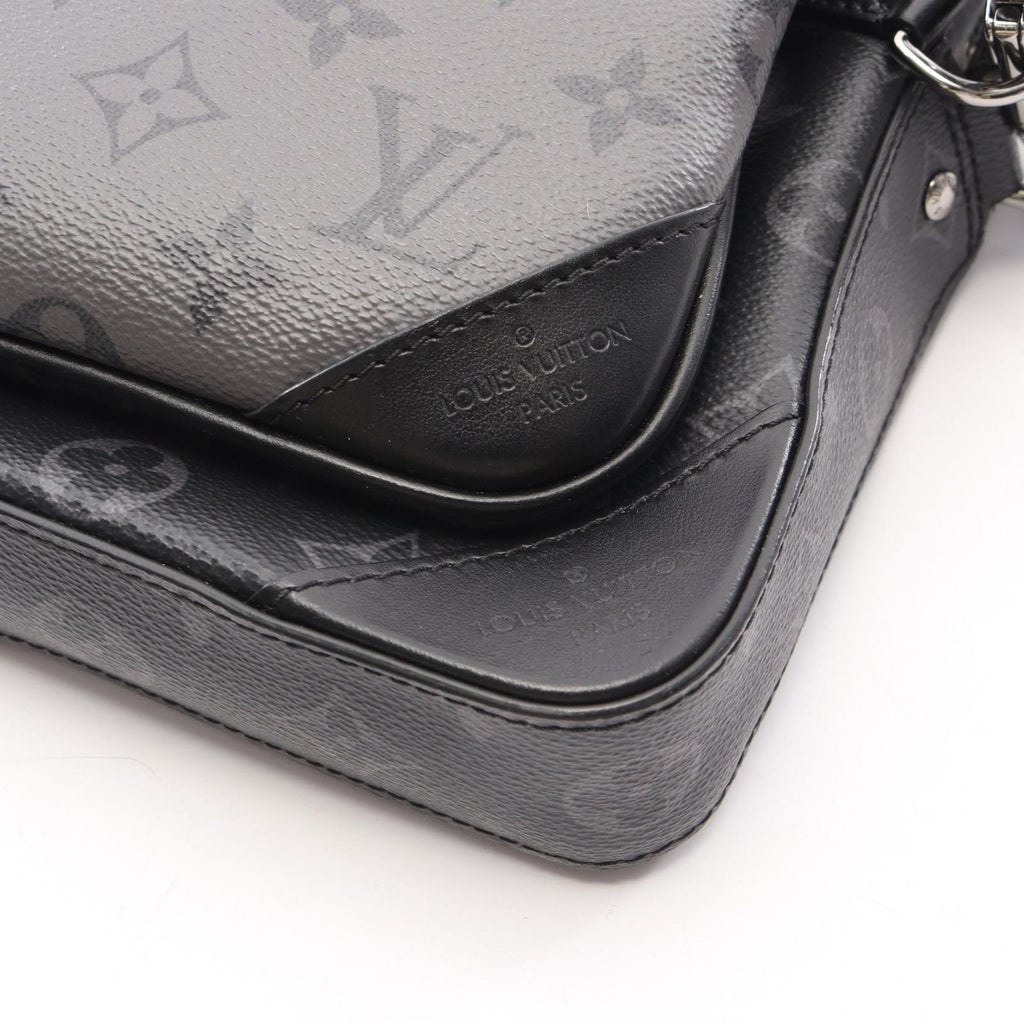 Louis Vuitton Shoulder Bag Trio Messenger Monogram Eclipse Canvas Leather — view 6