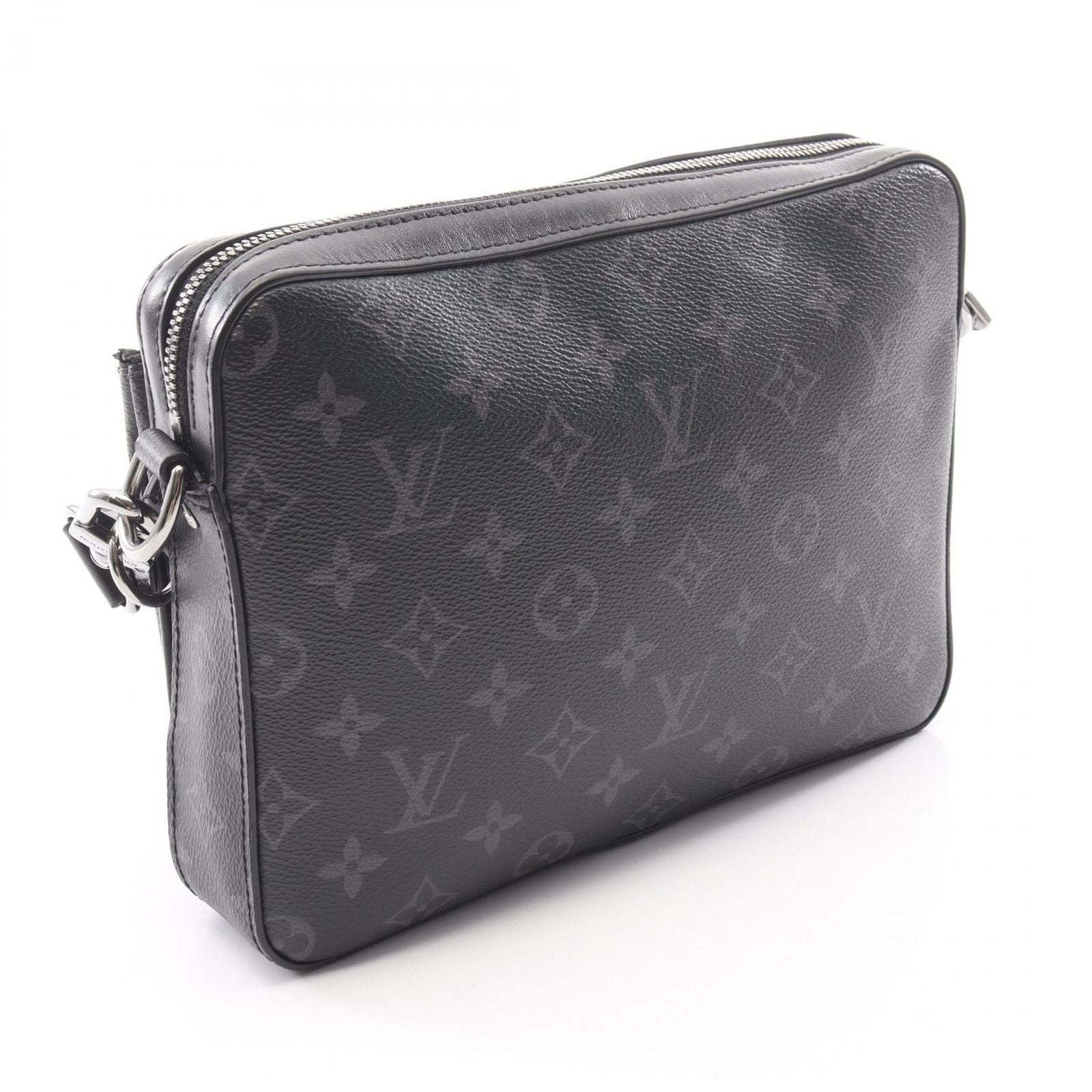 Louis Vuitton Shoulder Bag Trio Messenger Monogram Eclipse Canvas Leather — view 2