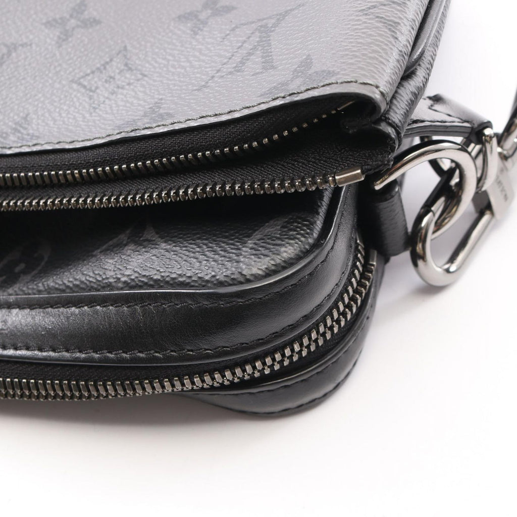 Louis Vuitton Shoulder Bag Trio Messenger Monogram Eclipse Canvas Leather — view 7