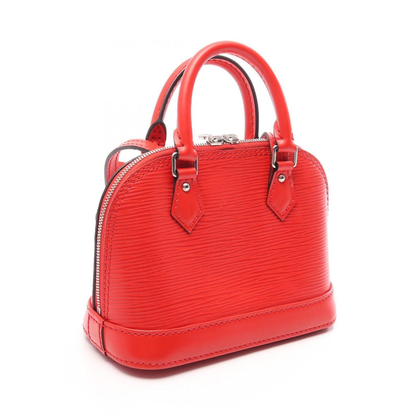Louis Vuitton Shoulder Bag Nano Alma Epi Coquelicot 2-Way Leather — view 2