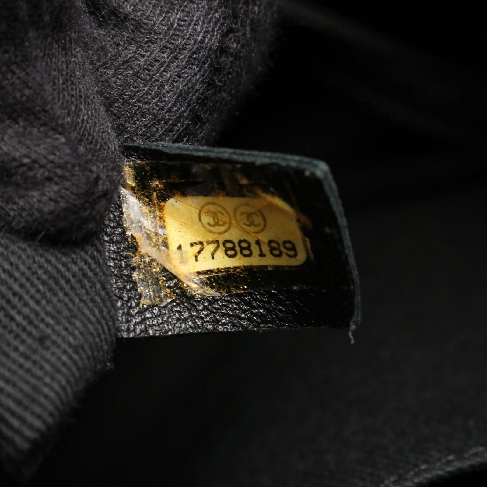 Chanel Tote Bag Paris Biarritz Navy Black Nylon Leather — view 5