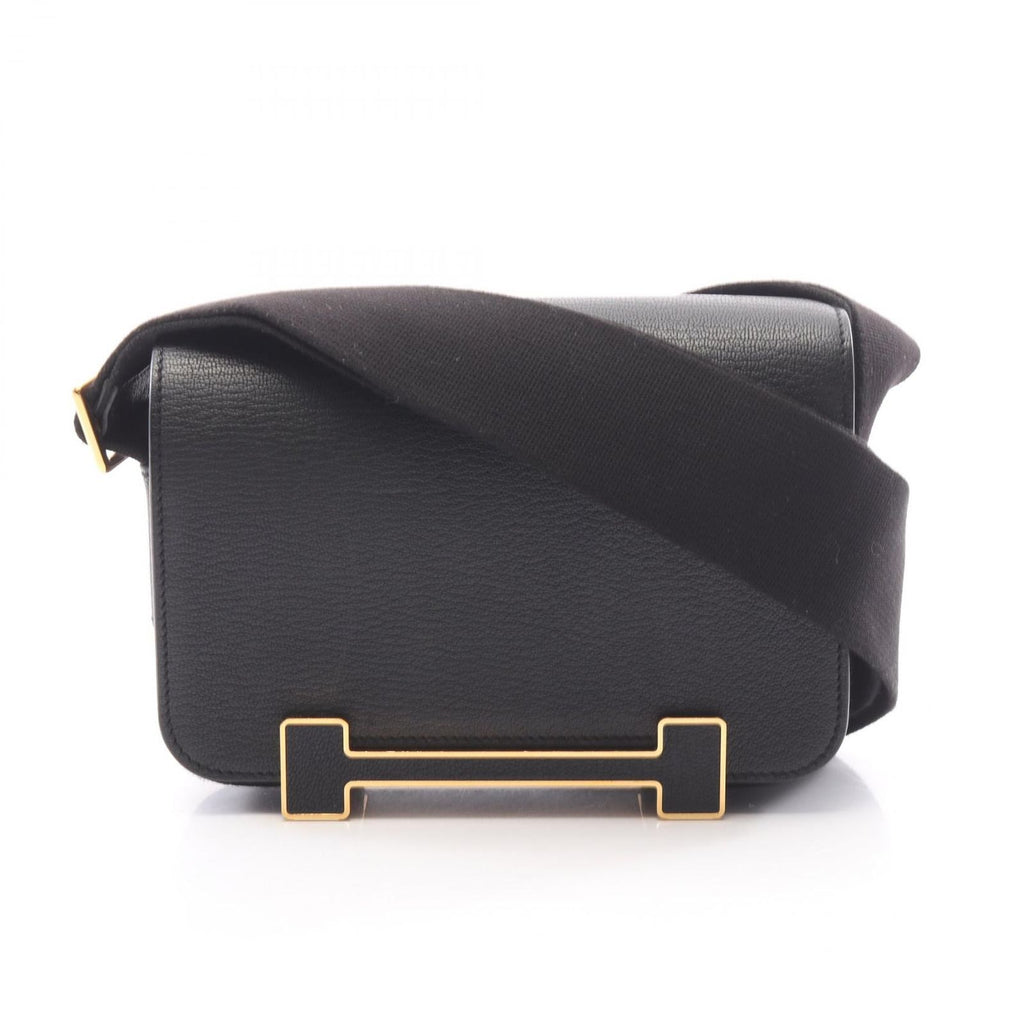 Hermes Shoulder Bag Geta Black