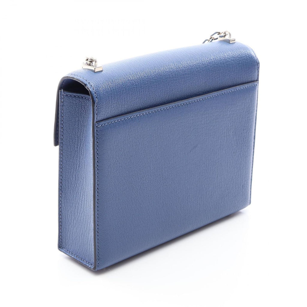 Hermes Shoulder Bag Velu Mini Blue Brighton Leather Chain — view 2