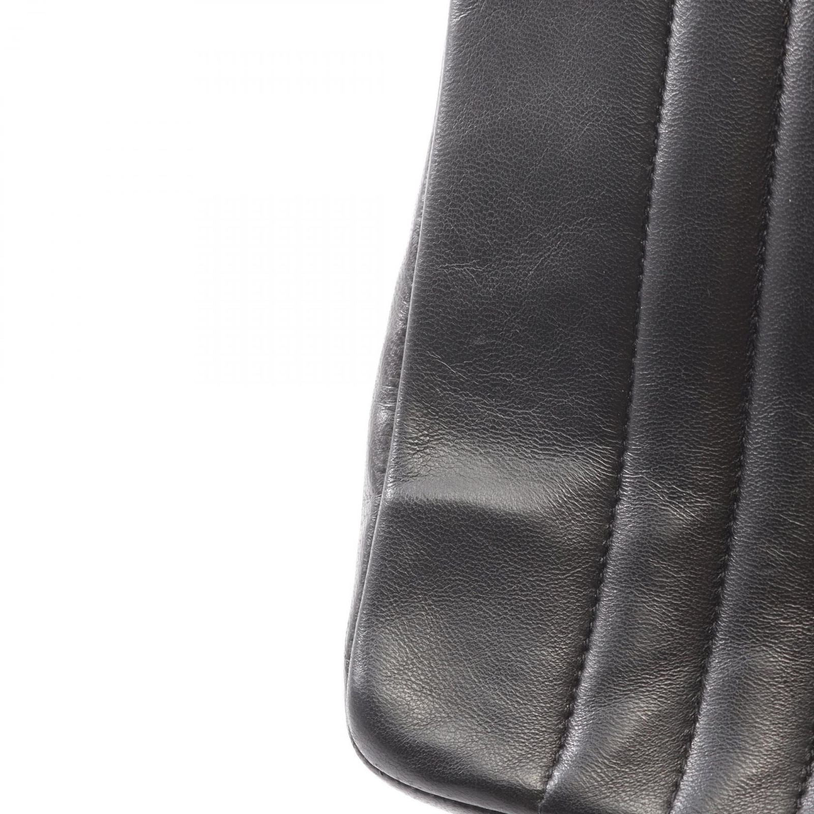 Chanel Shoulder Bag Mademoiselle Black Lambskin Chain — view 7