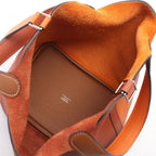 Hermes Picotin Lock PM Kazak Orange Cuible Gold Leather Handbag — view 3