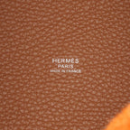 Hermes Picotin Lock PM Kazak Orange Cuible Gold Leather Handbag — view 4