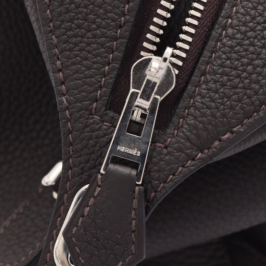 Hermes Boston Bag Macassar Leather — view 6