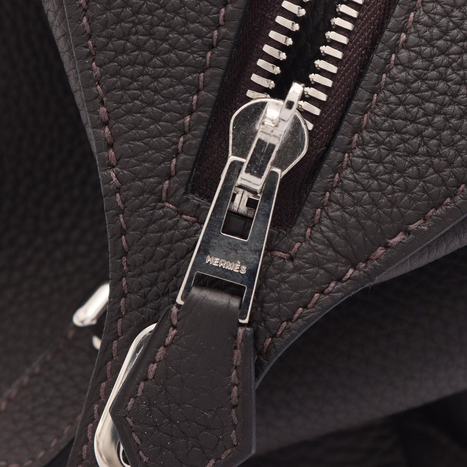 Hermes Boston Bag Macassar Leather — view 6
