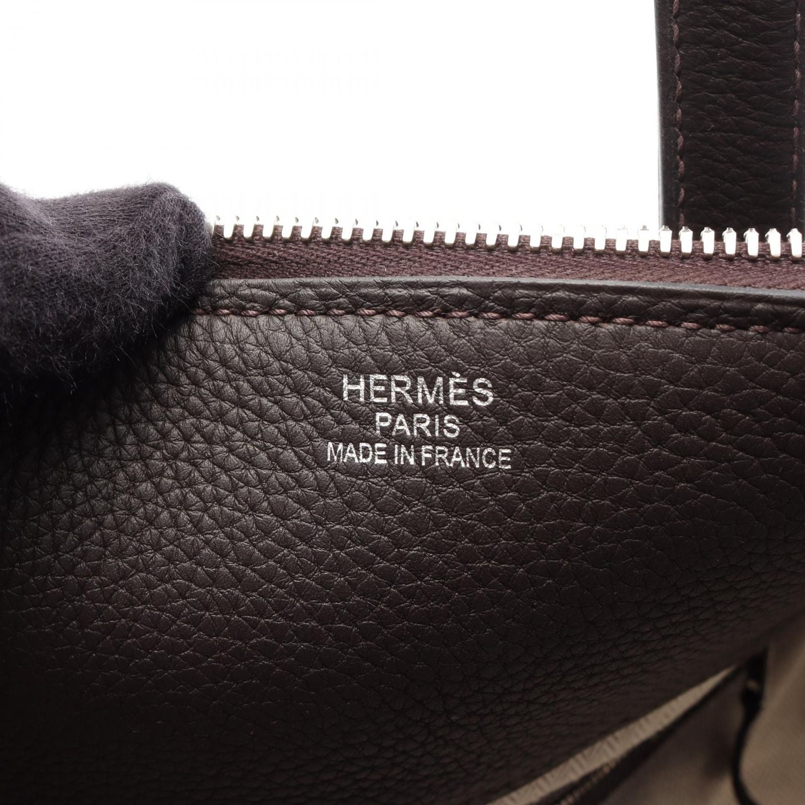 Hermes Boston Bag Macassar Leather — view 4