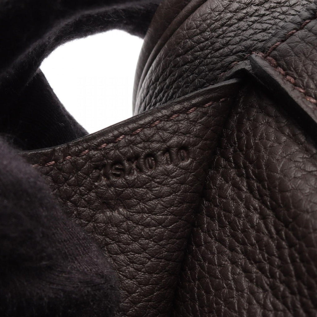 Hermes Boston Bag Macassar Leather — view 5
