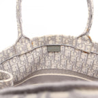 Dior Tote Bag Book Large Oblique Gray White — view 5