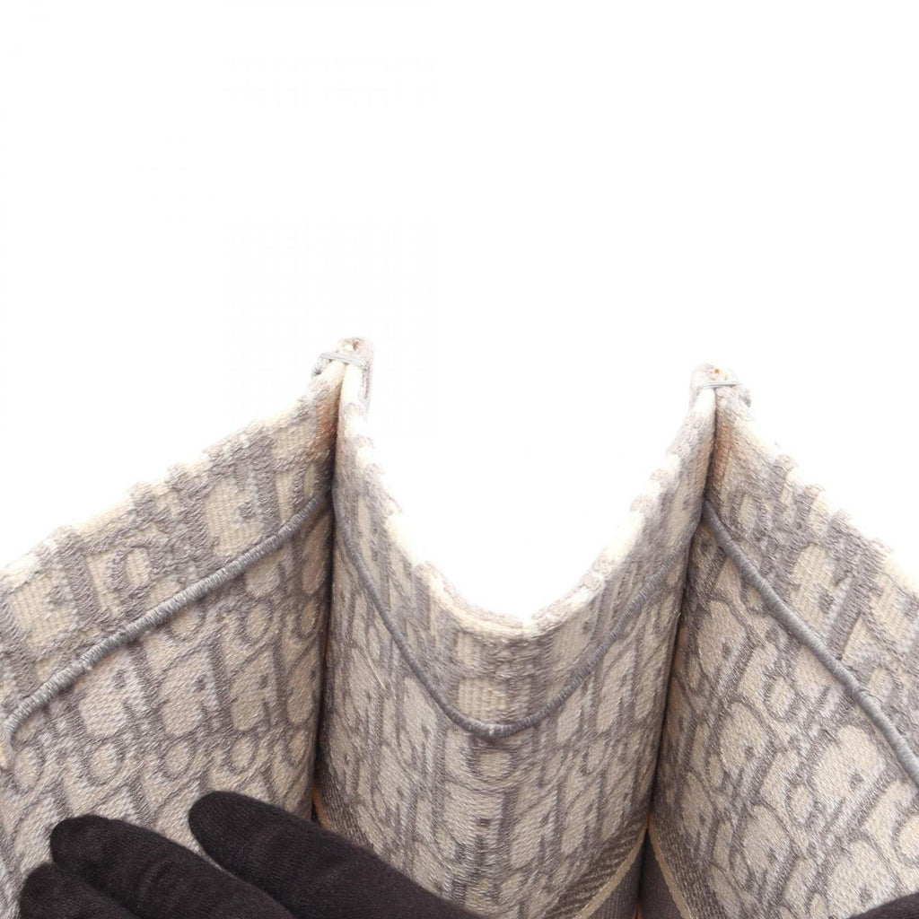 Dior Tote Bag Book Large Oblique Gray White — view 6