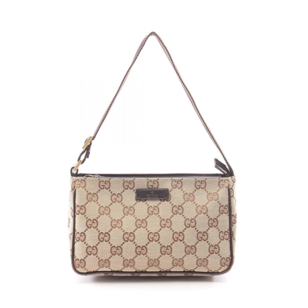Gucci Handbag GG Canvas Beige Brown Accessory Sally Pouch