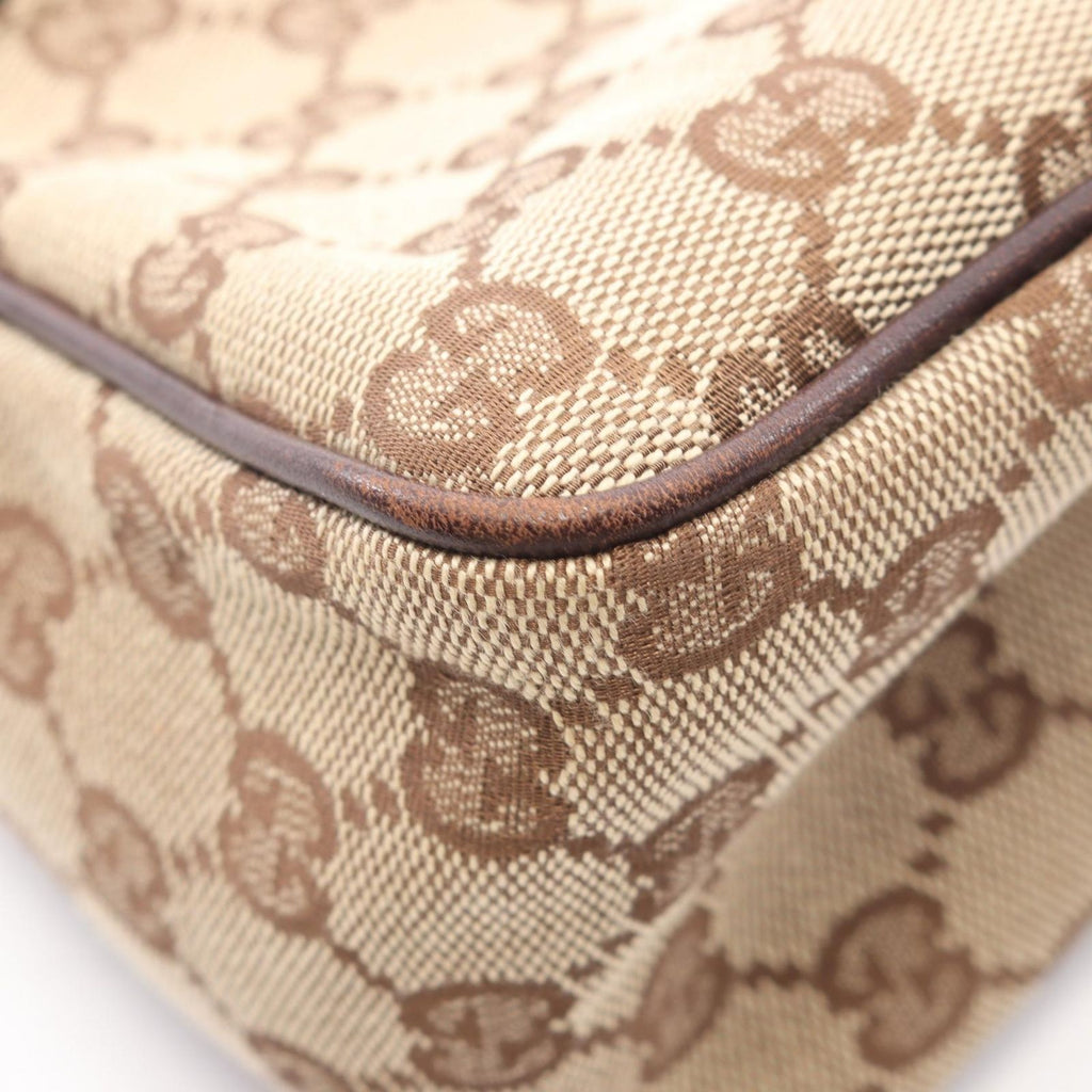 Gucci Handbag GG Canvas Beige Brown Accessory Sally Pouch — view 6