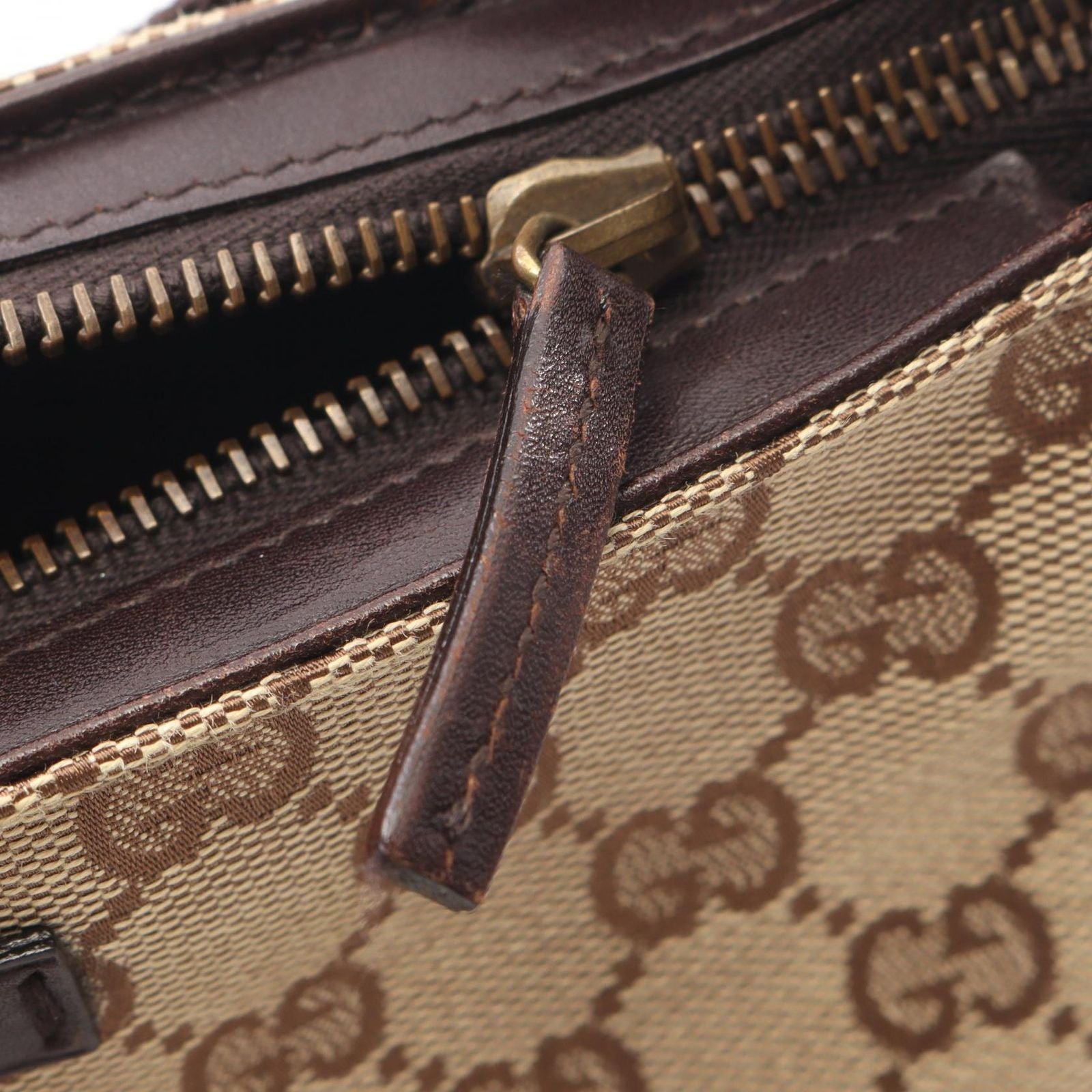 Gucci Handbag GG Canvas Beige Brown Accessory Sally Pouch — view 5