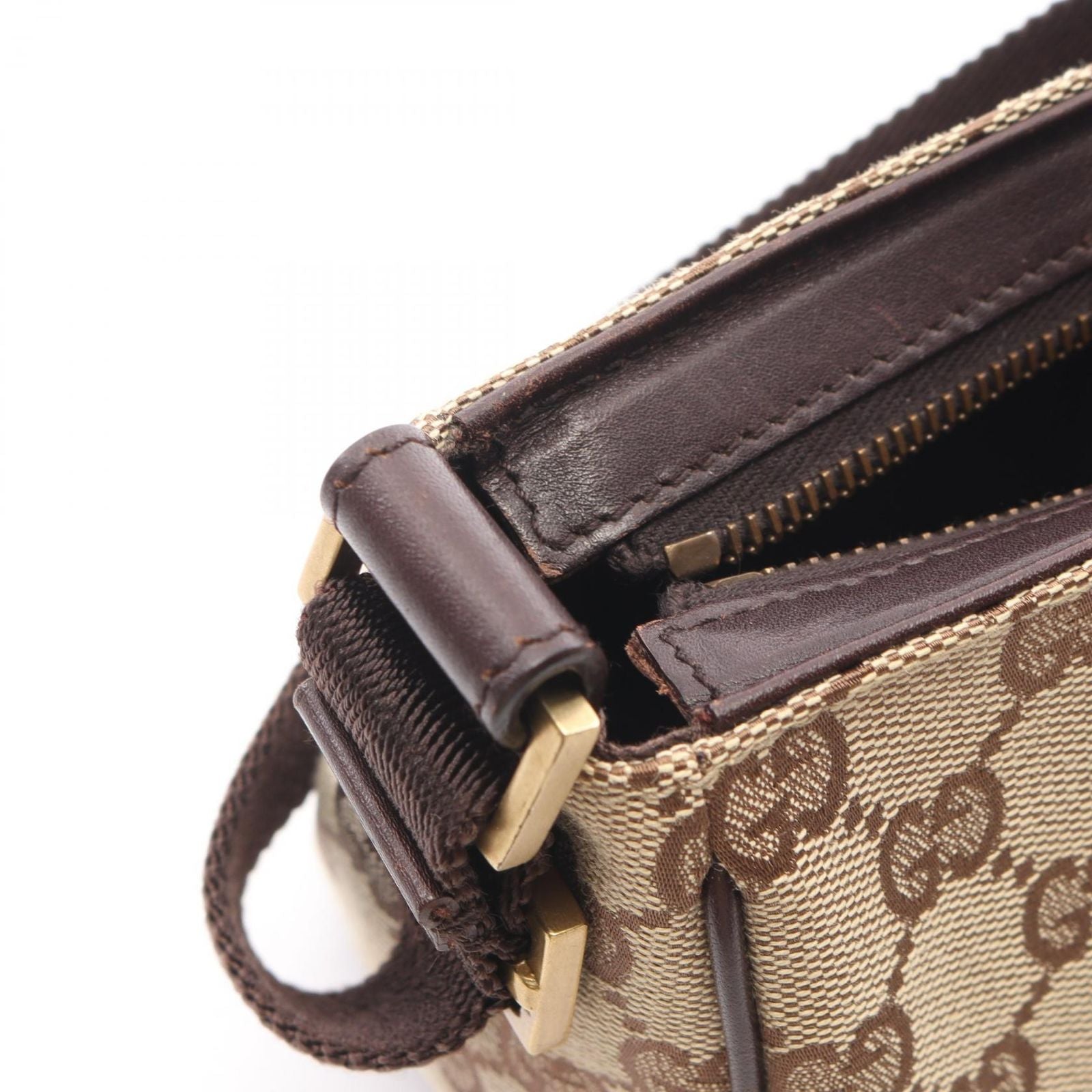 Gucci Handbag GG Canvas Beige Brown Accessory Sally Pouch — view 8