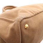 Prada Tote Bag Canapa 2-Way Brown Black Canvas — view 7