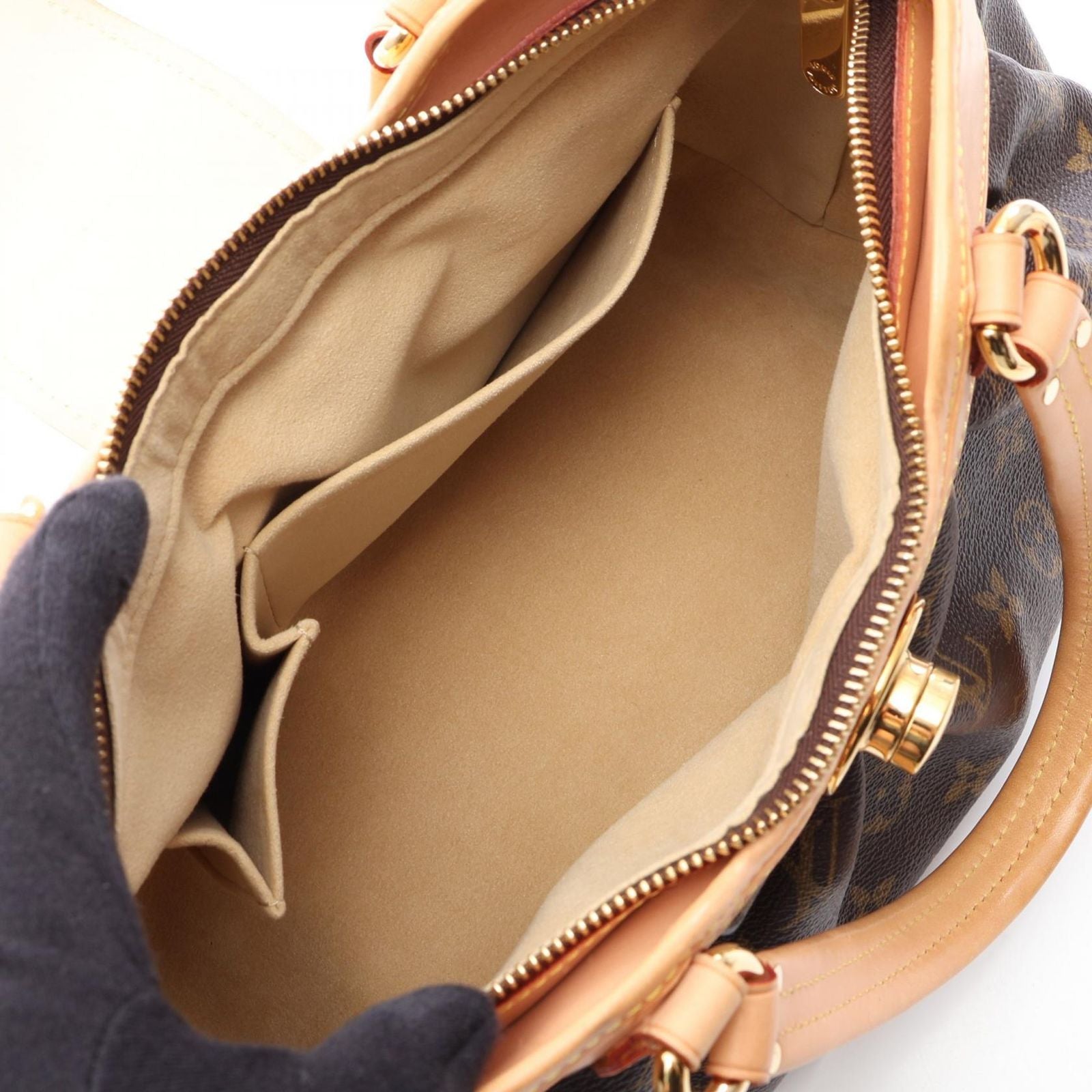Louis Vuitton Boetie PM Monogram Canvas Leather Handbag — view 3