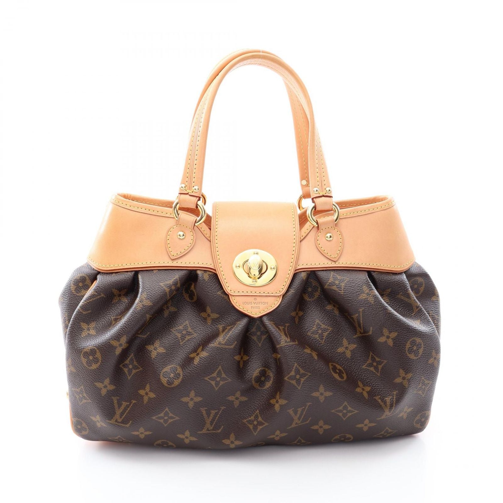 Louis Vuitton Boetie PM Monogram Canvas Leather Handbag