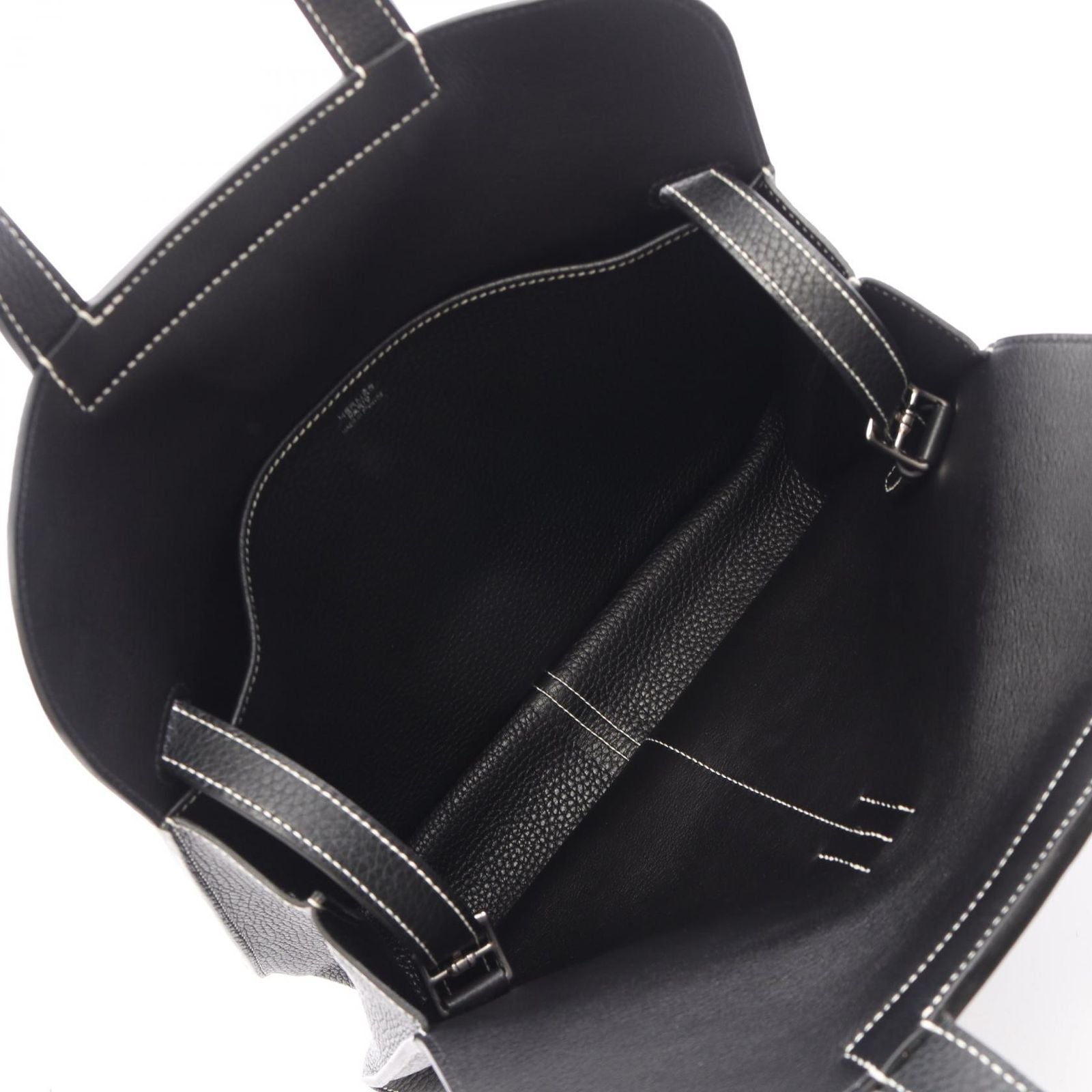 Hermes Halzan 31 2-Way Black Shoulder Bag — view 3