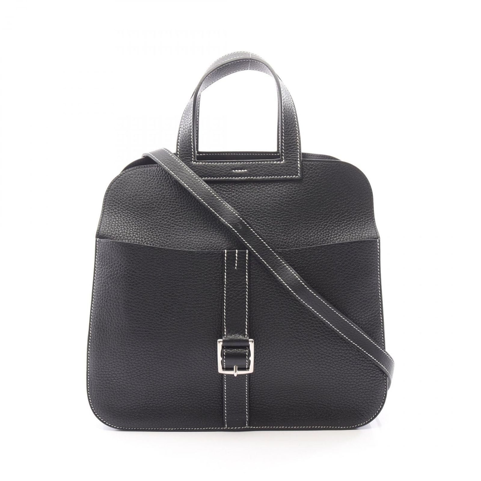 Hermes Halzan 31 2-Way Black Shoulder Bag