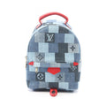 Louis Vuitton Backpack Palm Spring Mini Blue Denim Canvas
