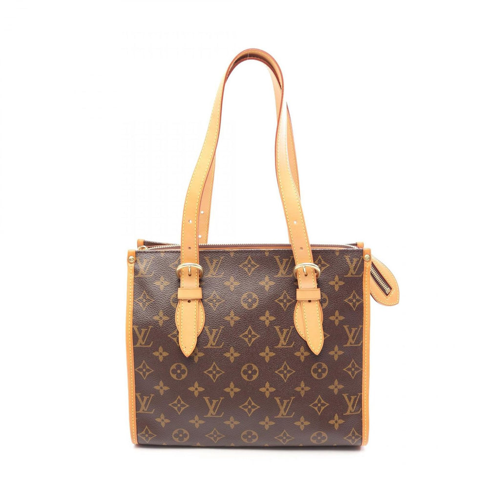 Louis Vuitton Tote Bag Popincourt Monogram Canvas Leather Povincourt