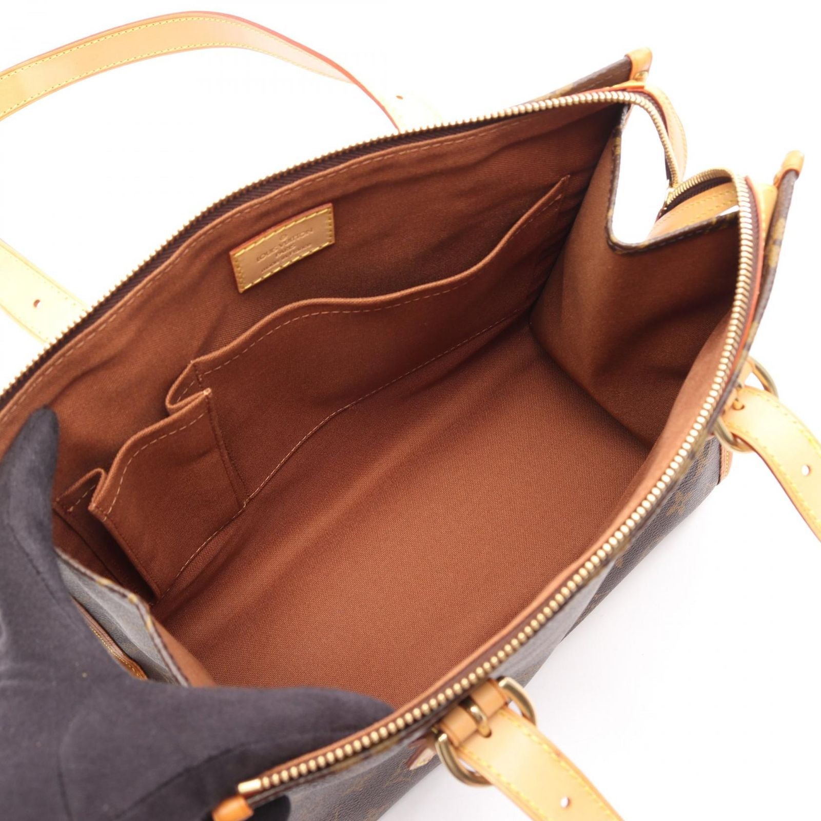 Louis Vuitton Tote Bag Popincourt Monogram Canvas Leather Povincourt — view 3