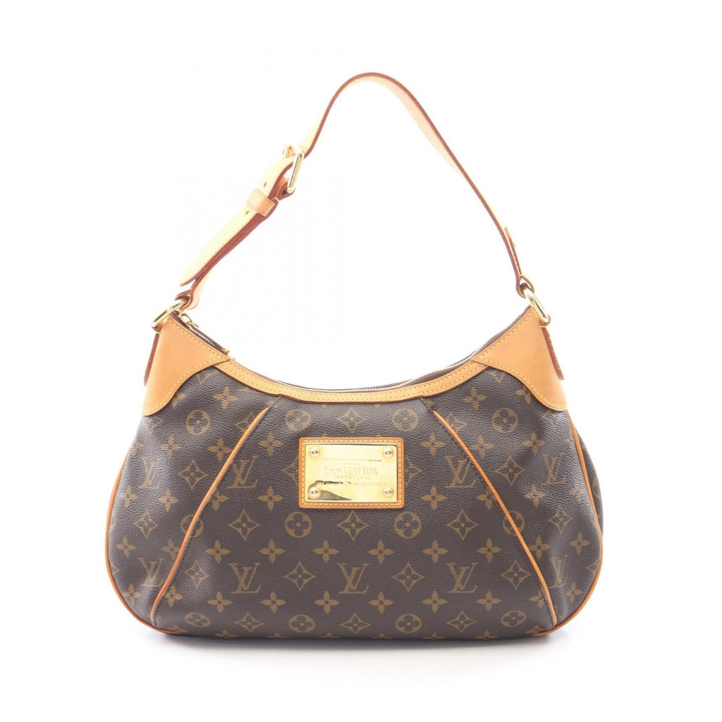 Louis Vuitton Shoulder Bag Thames GM Monogram Canvas Leather