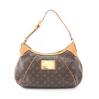 Louis Vuitton Shoulder Bag Thames GM Monogram Canvas Leather