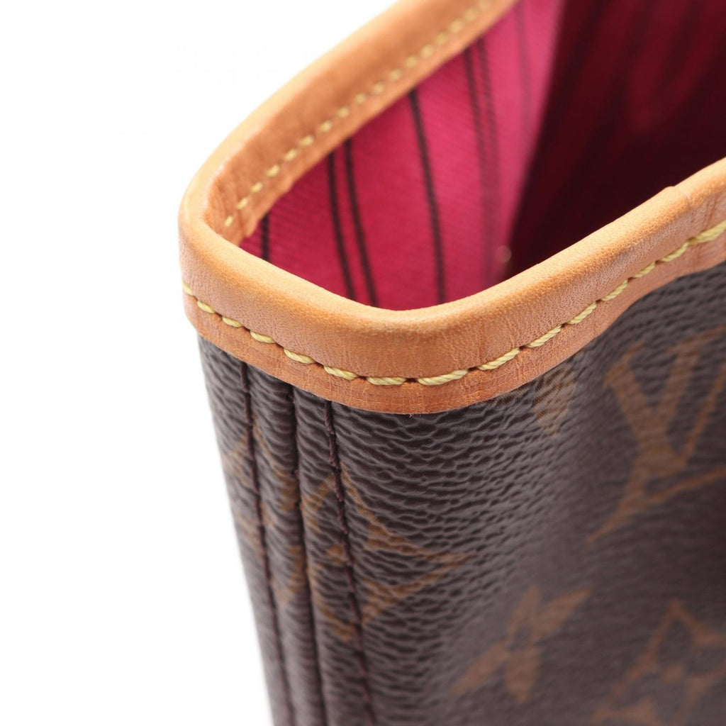 Louis Vuitton Tote Bag Neverfull MM Monogram Pivoine Canvas Leather — view 6