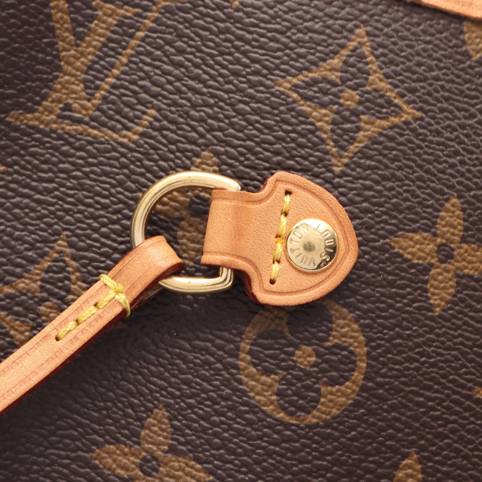 Louis Vuitton Tote Bag Neverfull MM Monogram Pivoine Canvas Leather — view 7