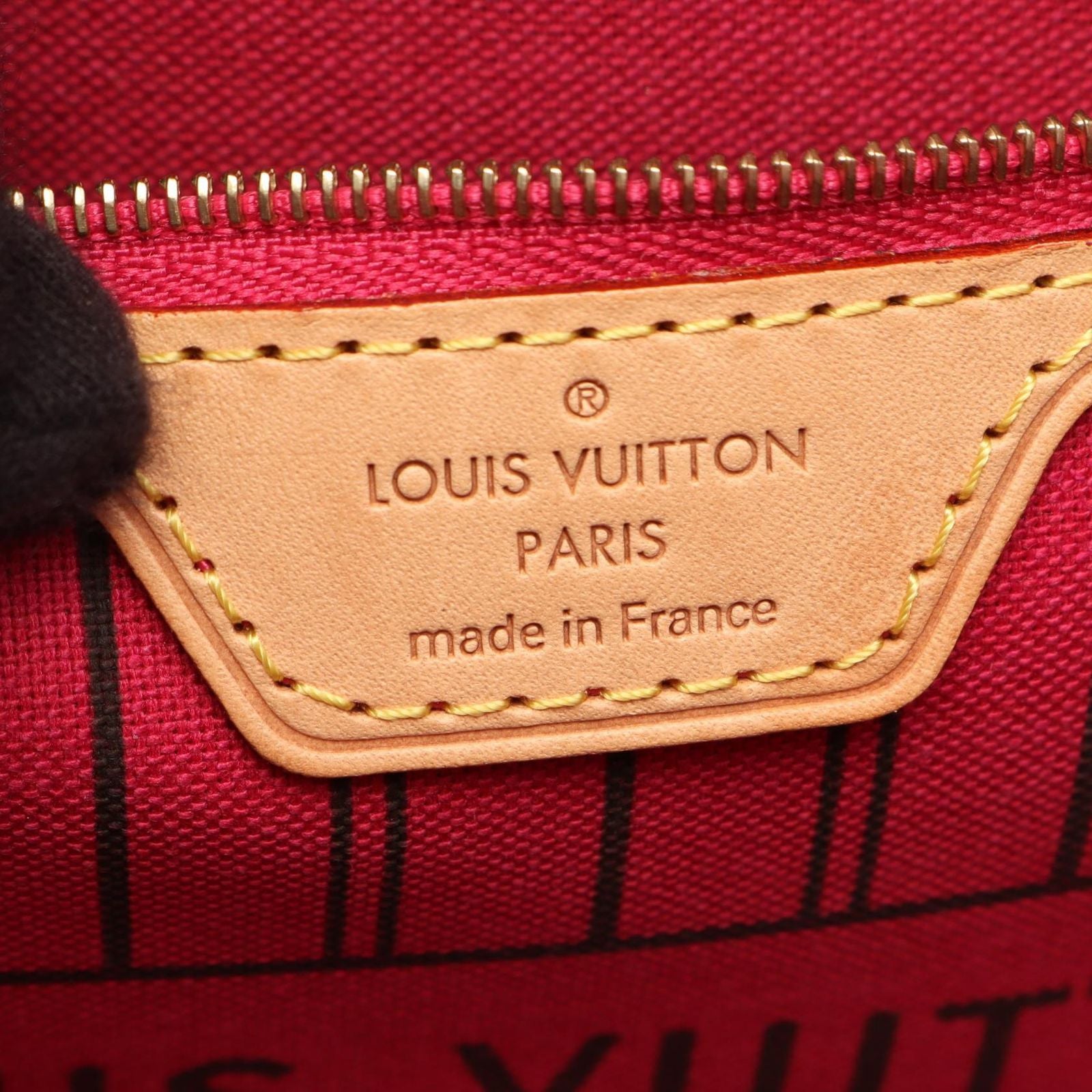 Louis Vuitton Tote Bag Neverfull MM Monogram Pivoine Canvas Leather — view 4