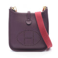 Hermes Shoulder Bag Evelyne TPM Cassis Leather Amazon