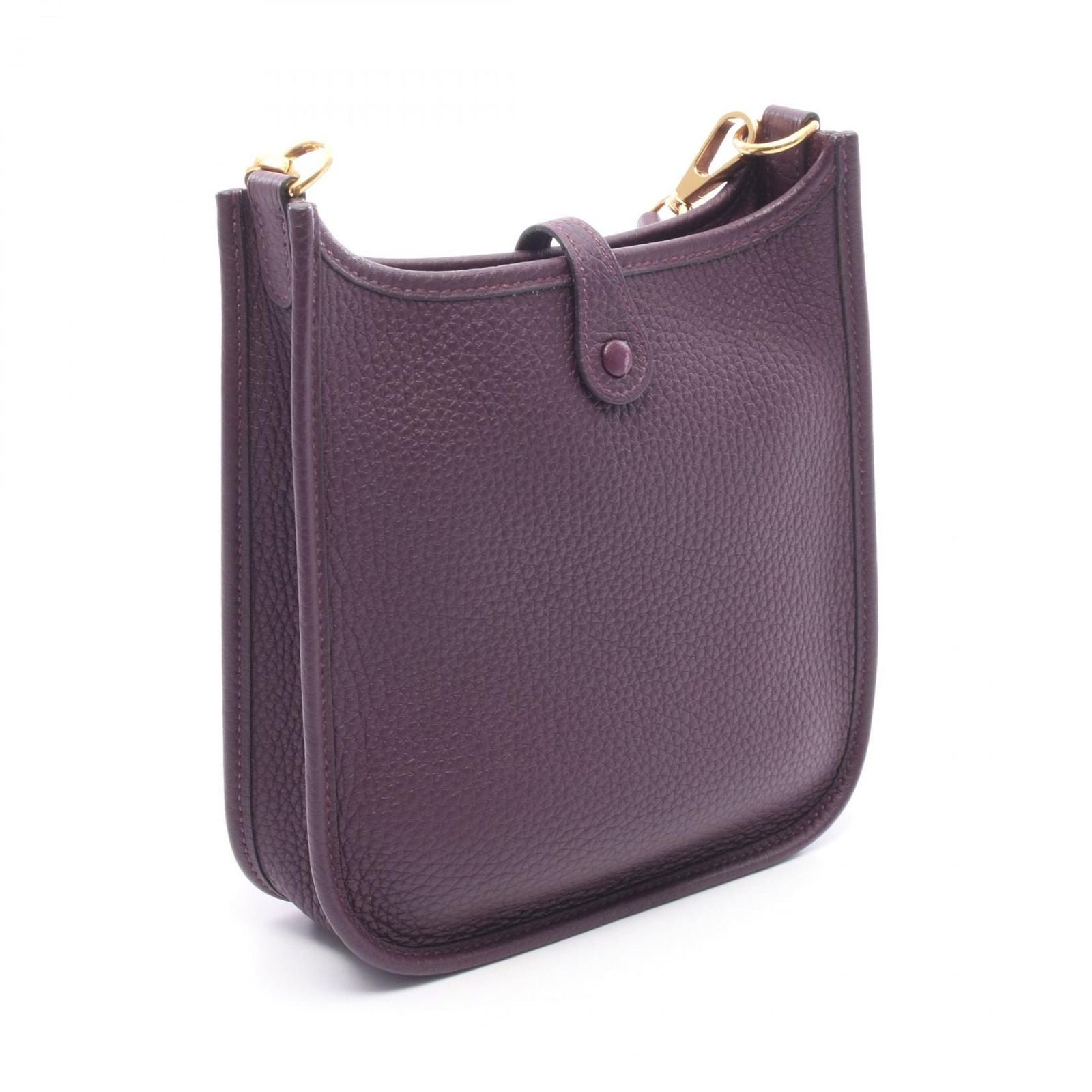 Hermes Shoulder Bag Evelyne TPM Cassis Leather Amazon — view 2