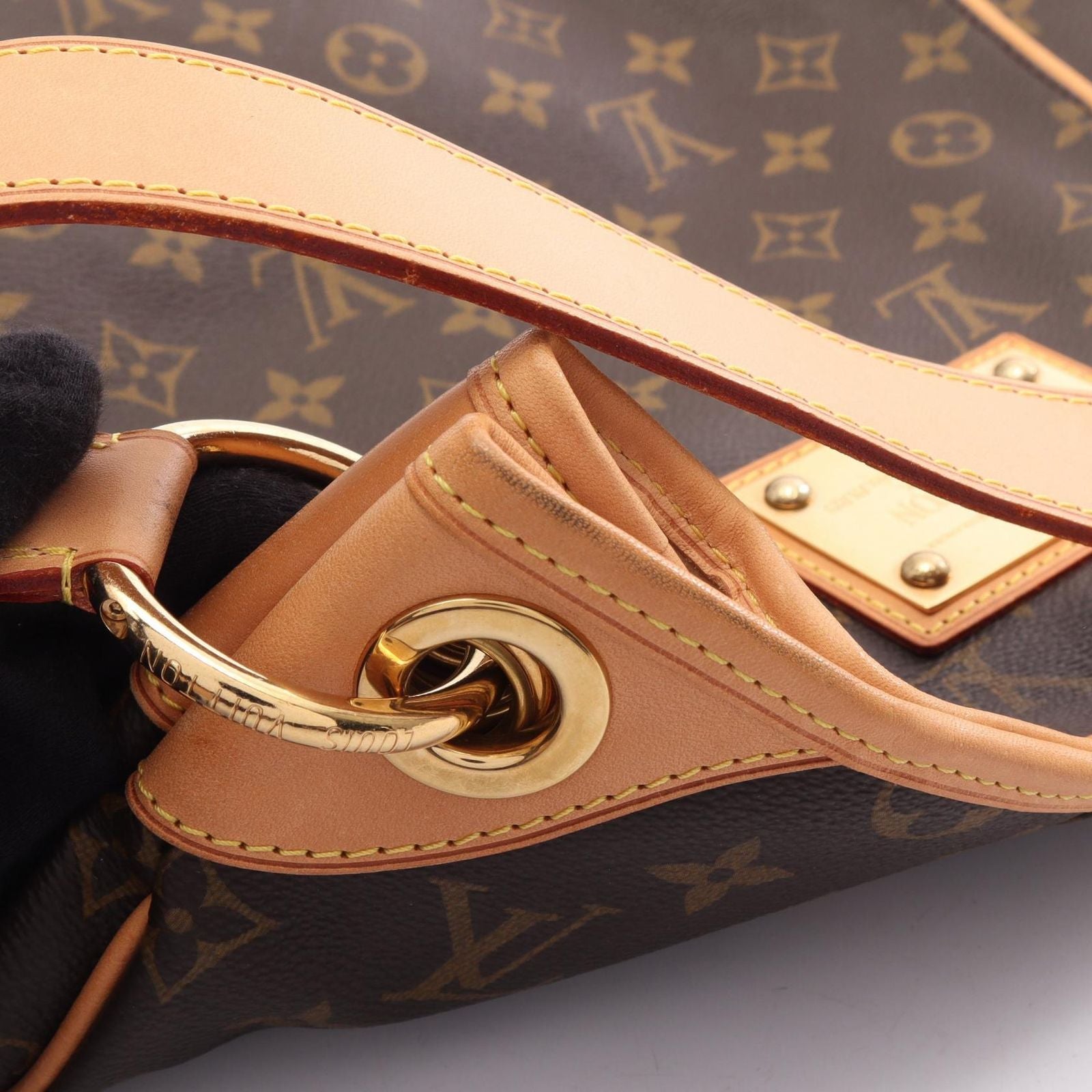 Louis Vuitton Shoulder Bag Galleria PM Canvas Leather — view 8