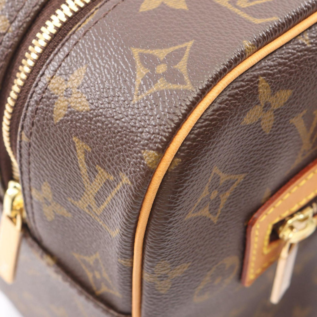Louis Vuitton Shoulder Bag Cite GM Canvas Leather — view 7